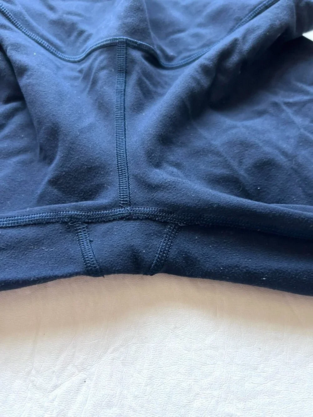 Lululemon leggings High-Rise size 6 navy blue solid pull on cropped ankle